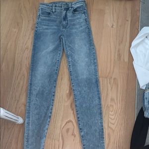 High rise jeans
